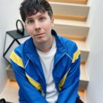 Phil Lester Instagram - messy fringe era is here (RIP quiff)