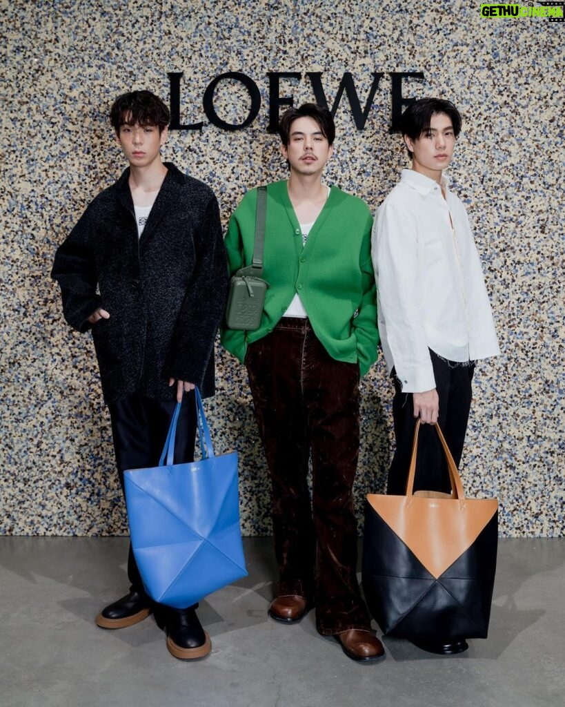 Phuwin Tangsakyuen Instagram - @Loewe #LOEWE #LOEWEFW23