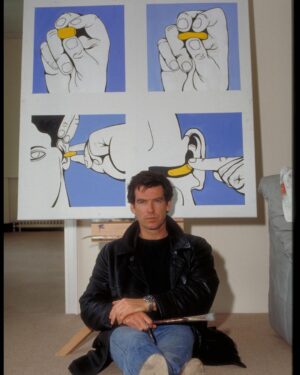 Pierce Brosnan Instagram - Proud to announce the launch of our online store. One lithograph, two silkscreens, and four pen / pencil on paper. © Pierce Brosnan #piercebrosnanart …photo by Keith Hamshere. 
somanydreams.co/store/artworks/ 🎭 (link in bio).