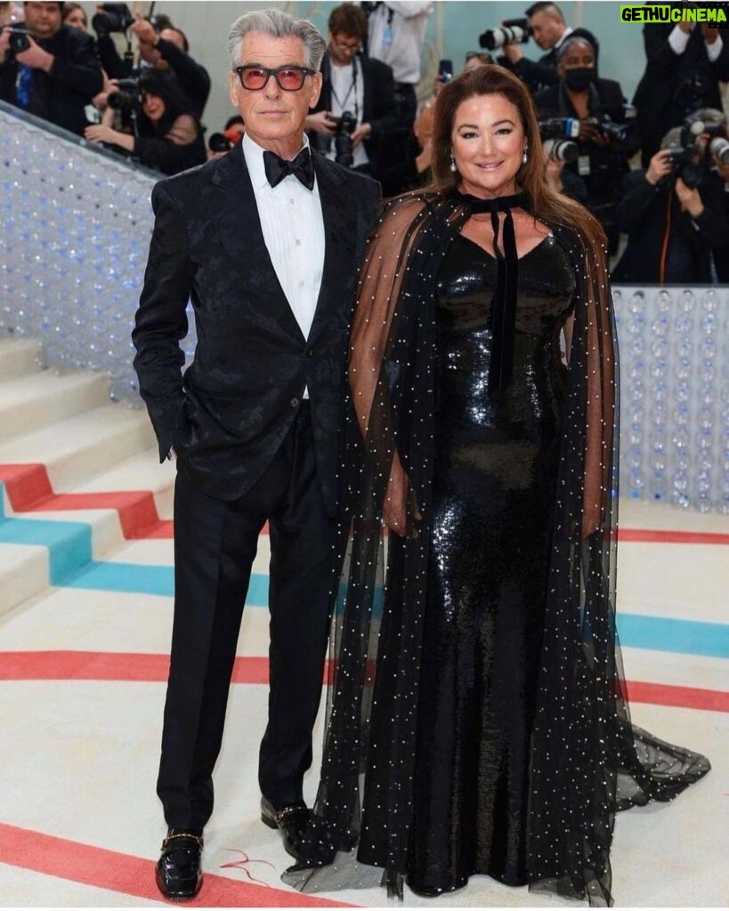 Pierce Brosnan Instagram - Met Gala NYC …Thank you Anna Wintour and Vogue for the most spectacular evening in the company of all. #MetGala