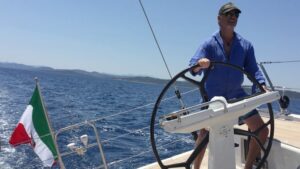 Pierce Brosnan Instagram - Sailing to Corsica…