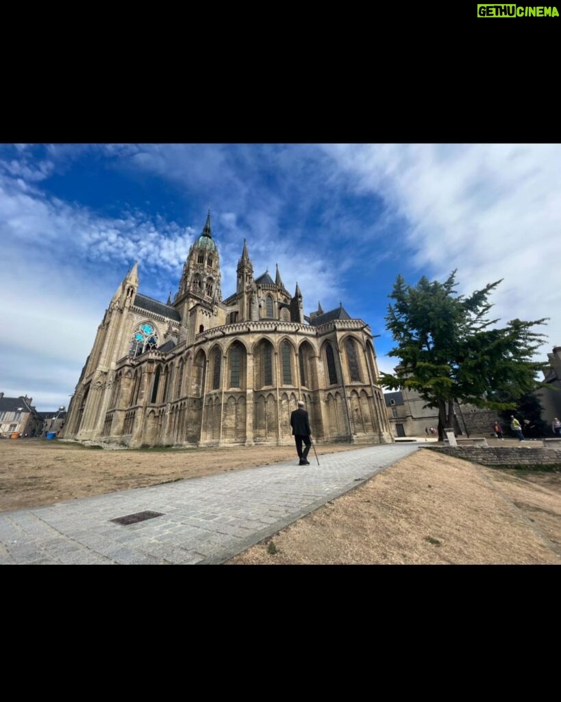 Pierce Brosnan Instagram - Final day of filming at the Bayeux Cathedral in Normandy on “The Last Rifleman” Playing Artie Crawford, 2nd Battalion Royal Ulster Rifles , retired, 92 and 3/4 years old. …six glorious weeks in Belfast in the company of great film makers. That’s Emma on the slate. Thank ye one and all Dear Belfast enjoyed every days work.