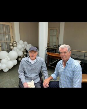 Pierce Brosnan Instagram - On the set of the movie “Fast Charlie” with the great man himself James Caan. Farewell Jimmy. We had many laughs together over those five days in New Orleans. You were an inspiration to me as young actor starting out and an even greater one as a man watching you work each day against great physical pain and discomfort. You gave of yourself to the art of acting and performance to the very end. My heart has a deep sorrow this day for your passing. I shall cherish the memory of you always. My heart felt condolences to your family. May you Rest In Peace forever in the light.