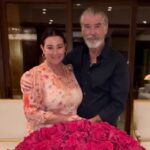 Pierce Brosnan Instagram – Sixty roses for my brown eyed girl on her 60th birthday. Forever happy and blessed was I to be sitting there when you walked around the corner early one morning in Cabo San Lucas @keelyshayebrosnan 🌹