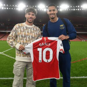 Pierre Gasly Instagram - William Saliba 🤝 Pierre Gasly 🇫🇷