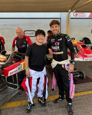 Pierre Gasly Instagram - Teammates again 😁 @yukitsunoda0511