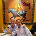 Piers Morgan Instagram – Where else to celebrate the big @piersmorganuncensored Rubiales interview scoop than London’s best Spanish restaurant, with its legendary owner Abel Lusa? The art seems appropriately inappropriate. Cambio de Tercio-Tendido Cero-Tendido Cuatro-Capote & Toros