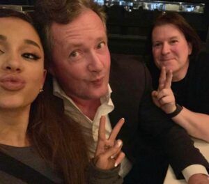 Piers Morgan Instagram - 4yrs ago today, I lost my manager and great friend, John Ferriter. This was one of the last dinners we had together in LA, five months earlier, and it was a typical John night.. crazy stuff like this random encounter with @arianagrande just always seemed to happen whenever we met up. It was one of my favourite nights with him and we laughed all the way home afterwards. I’ve never replaced him as manager because it turned out he really was irreplaceable. RIP mate, I miss you.