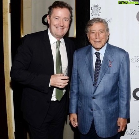 Piers Morgan Instagram - RIP Tony Bennett, 96. One of the greatest singers in music history. Incredible talent, wonderful man.
