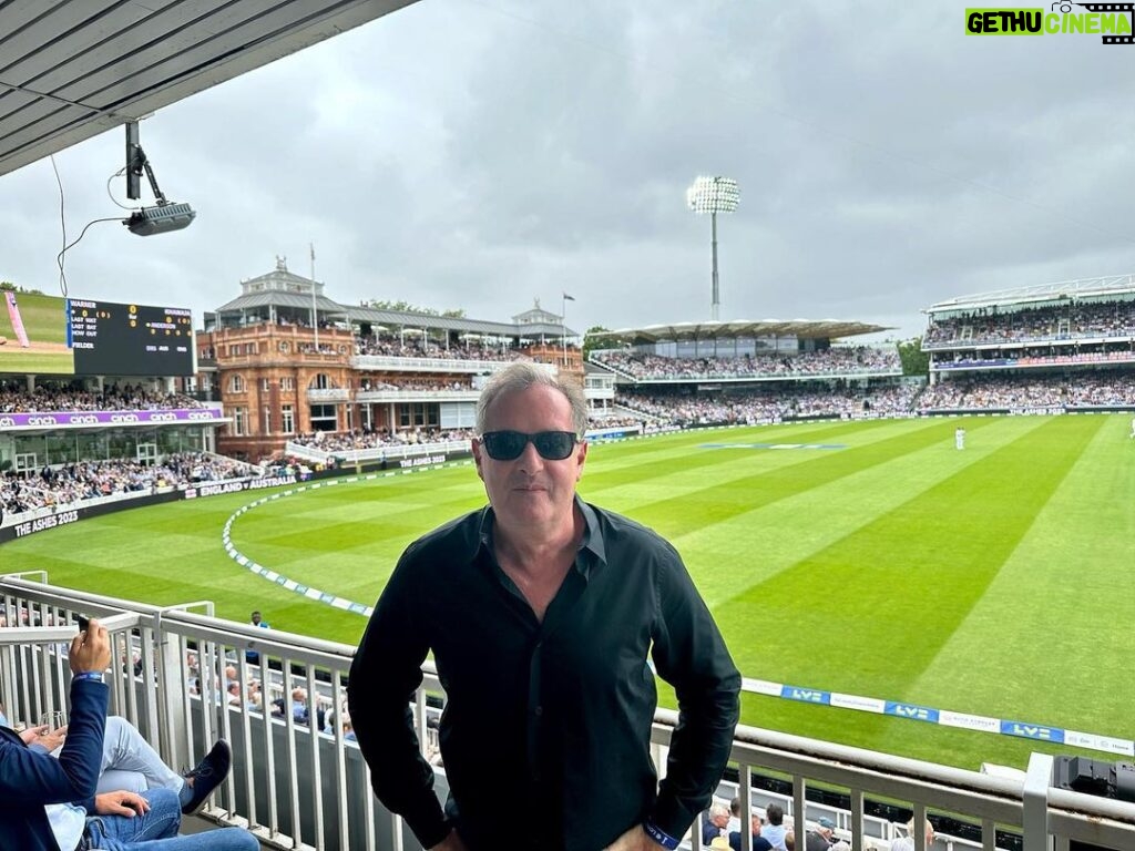 Piers Morgan Instagram - Lord’s… Ashes…. my favourite sporting experience. Come on @englandcricket @homeofcricket Lord's Cricket Ground