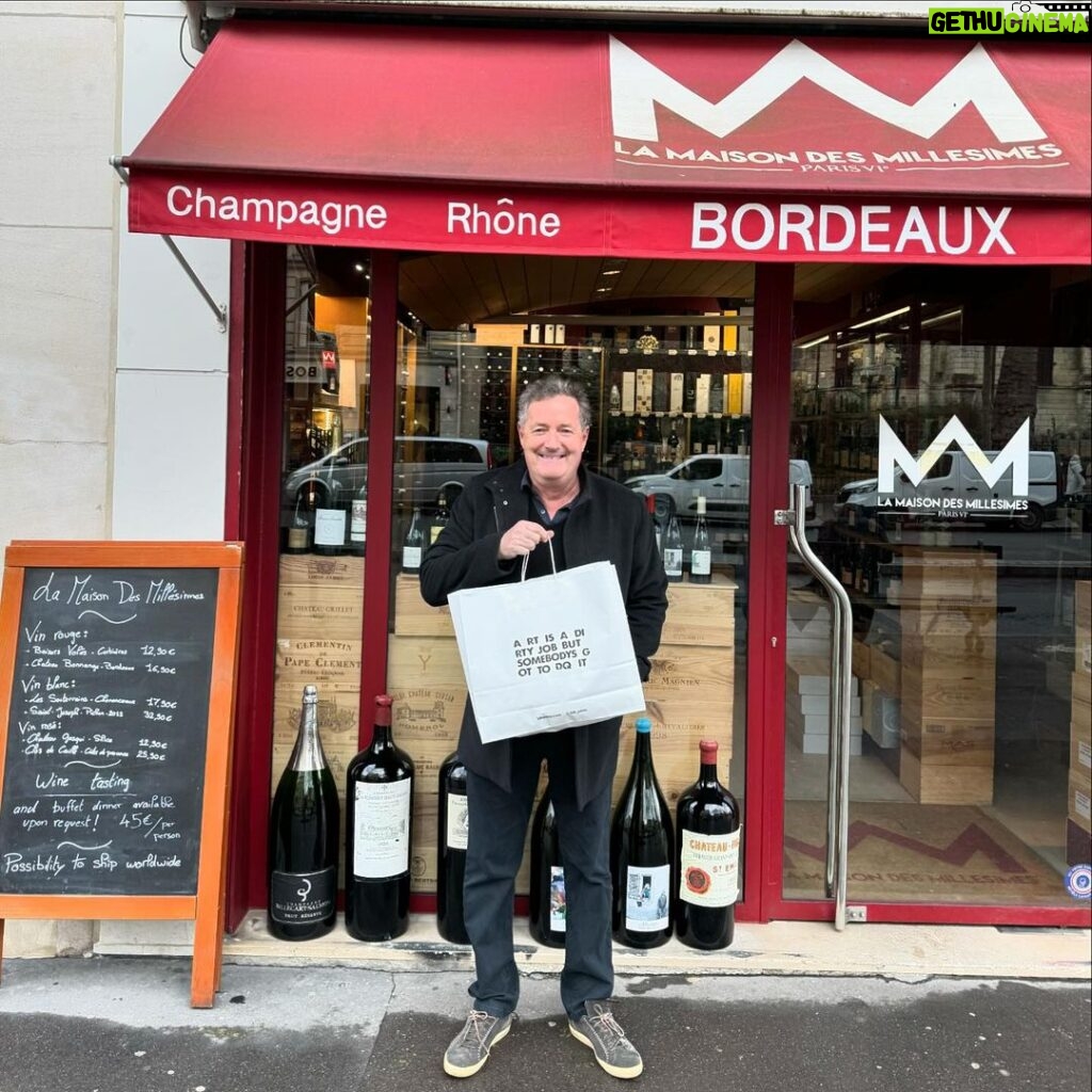 Piers Morgan Instagram - My idea of shopping in Paris. Paris, France