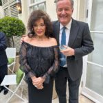 Piers Morgan Instagram - The birthday girl! Lovely dinner to celebrate the great Dame @joancollinsdbe , who as usual looked younger than me, and infinitely more glamorous. London, United Kingdom