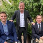 Piers Morgan Instagram - Such a treat being able to take my parents to the Chelsea Flower Show, especially in such glorious weather. The gardens were superb, many congrats to all the exhibitors and to all supported charities. Thanks also to @thenewtinsomerset for wonderful hospitality - much appreciated. PS The first pic of me and my Mum and Dad is by the great @richardyounggallery - one of the world’s best and most legendary photographers. Go check out his gallery. RHS Chelsea Flower Show, Royal Hospital Grounds, Chelsea