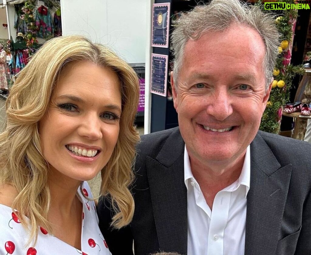 Piers Morgan Instagram - Such a treat being able to take my parents to the Chelsea Flower Show, especially in such glorious weather. The gardens were superb, many congrats to all the exhibitors and to all supported charities. Thanks also to @thenewtinsomerset for wonderful hospitality - much appreciated. PS The first pic of me and my Mum and Dad is by the great @richardyounggallery - one of the world’s best and most legendary photographers. Go check out his gallery. RHS Chelsea Flower Show, Royal Hospital Grounds, Chelsea