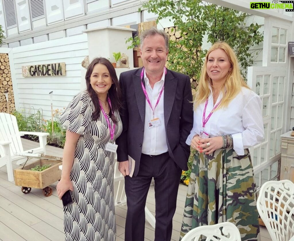 Piers Morgan Instagram - Such a treat being able to take my parents to the Chelsea Flower Show, especially in such glorious weather. The gardens were superb, many congrats to all the exhibitors and to all supported charities. Thanks also to @thenewtinsomerset for wonderful hospitality - much appreciated. PS The first pic of me and my Mum and Dad is by the great @richardyounggallery - one of the world’s best and most legendary photographers. Go check out his gallery. RHS Chelsea Flower Show, Royal Hospital Grounds, Chelsea