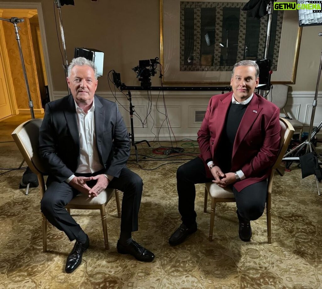 Piers Morgan Instagram - EXCLUSIVE: He’s just become the first Republican to ever be be expelled from the US Congress, and has been charged with 23 federal crimes. Now George Santos sits down with me again - after admitting in our first interview last year that he’s a ‘terrible liar.’ What does he admit to now? Find out tonight on @piersmorganuncensored Peninsula Hotel Beverly Hills
