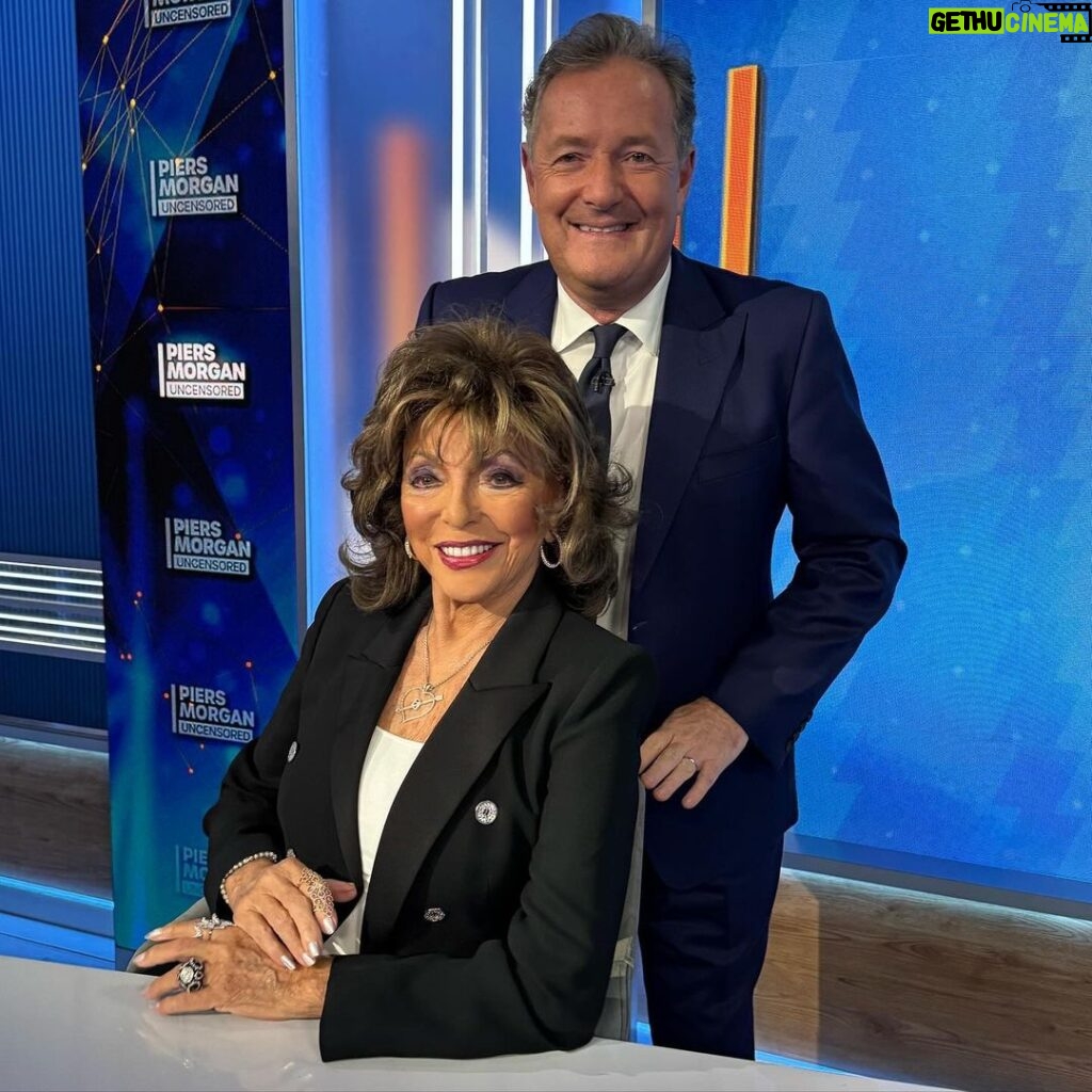 Piers Morgan Instagram - Dame Joan.. UNCENSORED. What a fabulous interview. 👏👏 London, United Kingdom