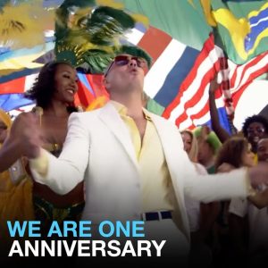 Pitbull Instagram - 9 years since we made history and showed the world #WeAreOne 🏟️ @jlo @claudialeitte