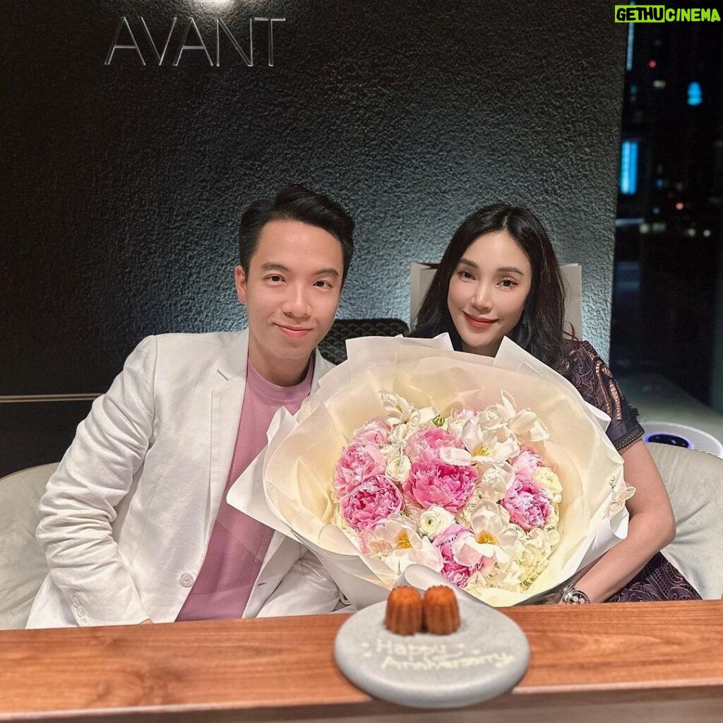 Pitchanart Sakakorn Instagram - 3 Months Later n We’re Still Awesome!♥️ #happyanniversary #ก็ว่าจะไม่รัก AVANT - 30th Floor Kimpton-Maalai Bangkok