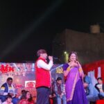 Poonam Dubey Instagram - Live singing new holi song 🎹 Holi ke chhutti 🎤❤️🥰 Thanks for dear poonam ji @poonamdubeyofficial