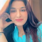Poonam Dubey Instagram - Neeli chuniriya 🩵 💫✨