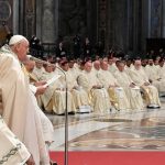 Pope Francis Instagram - EN: We entrust the new year to the #MotherOfGod. May we consecrate our lives to her. In her tenderness, she knows how to reveal its fullness, because she will lead us to Jesus, the fullness of time, of all ages. May this year be filled with the Lord's consolation. PT: Confiemos o novo ano à #MãedeDeus. Consagremos-lhe a nossa vida. Ela, com ternura, saberá revelar a sua plenitude. Porque nos levará a Jesus, plenitude dos tempos, de todos os tempos. Que este ano seja repleto da consolação do Senhor. ES: Encomendemos el nuevo año a la #MadredeDios. Consagrémosle nuestras vidas. Ella, con ternura, sabrá abrirlas a la plenitud. Porque nos conducirá a Jesús, plenitud del tiempo, de todos los tiempos. ¡Que este año esté colmado del consuelo del Señor! IT: Affidiamo il nuovo anno alla #MadrediDio. Consacriamole le nostre vite. Lei, con tenerezza, saprà dischiuderne la pienezza. Perché ci condurrà a Gesù, pienezza del tempo, di ogni tempo. Sia quest’anno pieno della consolazione del Signore. FR: Confions la nouvelle année à la #MèredeDieu. Consacrons-lui nos vies. Elle saura, avec tendresse, en dévoiler la plénitude. Car elle nous conduira à Jésus, plénitude du temps, de tous les temps. Que cette année soit pleine de la consolation du Seigneur. DE: Vertrauen wir das neue Jahr der #MutterGottes an. Weihen wir ihr unsere Leben. Sie wird deren Fülle mit Zärtlichkeit zu öffnen wissen. Denn sie wird uns zu Jesus, der Fülle der Zeit, jeglicher Zeit, führen. Dieses Jahr sei vom Trost des Herrn erfüllt. PL: Polecajmy nowy rok Matce Bożej. Poświęćmy jej nasze życie. Ona z czułością będzie potrafiła ujawnić jego pełnię. Ponieważ doprowadzi nas do Jezusa, pełni czasu, każdego czasu. Niech ten rok będzie pełen Pańskiego pocieszenia. Città Del Vaticano