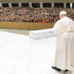 Pope Francis Instagram - EN: Let us ask the Holy Spirit to enlighten us so that we may be able to give an account of our faith and hope to today's world with words and, above all, with the testimony of our lives. #GeneralAudience PT: Peçamos ao Espírito Santo que nos ilumine para que saibamos dar razão da nossa fé e da nossa esperança ao mundo de hoje com as palavras e, sobretudo, com o testemunho da nossa vida. #AudiênciaGeral ES: Pidamos al Espíritu Santo que nos ilumine para que sepamos dar razones de nuestra fe y nuestra esperanza al mundo de hoy, no sólo con palabras sino con el testimonio de nuestra vida. #AudienciaGeneral IT: Chiediamo allo Spirito Santo di illuminarci affinché sappiamo rendere ragione della nostra fede e della nostra speranza al mondo di oggi con le parole e soprattutto con la testimonianza della nostra vita. #UdienzaGenerale FR: Demandons à l'Esprit Saint de nous éclairer pour que nous sachions rendre compte de notre foi et de notre espérance au monde d'aujourd'hui par des paroles et surtout par le témoignage de notre vie. #AudienceGénérale PL: Prośmy o światło Ducha Świętego, abyśmy umieli uzasadnić naszą wiarę i naszą nadzieję w dzisiejszym świecie słowami, a przede wszystkim świadectwem naszego życia. #AudiencjaOgólna DE: Bitten wir den Heiligen Geist, uns zu erleuchten, damit wir der Welt von heute Rechenschaft ablegen können für unseren Glauben und unsere Hoffnung - mit Worten und vor allem mit dem Zeugnis unseres Lebens. #Generalaudienz Vatican City