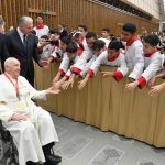 Pope Francis Instagram - EN: If your heart is full of love for Jesus, it shines through in your voices; it is like an arrow that hits the mark, reaching people’s hearts. #PueriCantores PT: Quando seu coração está cheio de amor por Jesus, ele brilha através das vozes e é como uma flecha que acerta o alvo e atinge o coração das pessoas. ES: Si sus corazones están llenos de amor a Jesús, esto se transparenta en las voces y es como una flecha que da de lleno en el blanco, llegando al corazón de las personas. IT: Se il vostro cuore è pieno di amore per Gesù, questo traspare nelle voci ed è come una freccia che coglie in pieno nel segno, arrivando al cuore delle persone. FR: Si votre cœur est plein d’amour pour Jésus, cela transparaît dans les voix et c’est comme une flèche qui fait mouche, atteignant le cœur des personnes. DE: Wenn euer Herz von der Liebe zu Jesus erfüllt ist, scheint das durch die Stimmen durch und ist wie ein Pfeil, der ins Schwarze trifft und die Herzen der Menschen erreicht. Vatican City
