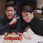 Prachaya Ruangroj Instagram - Family Trip - คิดถึงจัด. ☺️👨‍👩‍👦‍👦 #KristSingtoFMpreciousmemories Tokyo, Japan