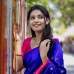 Pranika Dhakshu Instagram - சுந்தரி கண்ணால் ஒரு சேதி… சொல்லடி இந்நாள் நல்ல தேதி…!!! 🍃✨ Photography @lethal_stark #pranikadhakshu #traditional #sareelove #saree #kanchipattusaree #coimbatore #coimbatoreponnu #trending #sundarikannaloruseithi