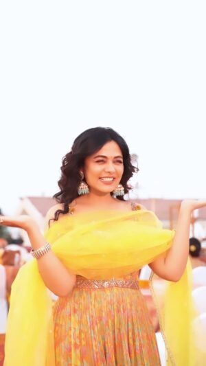 Prarthana Behere Instagram - 🧡💛🤍
.
Styled by : -@sakshi_stylist 
Lehenga : - @houseofnoori.in
Jewellery :- @jizajewellerystudio 
Photography:- @_tea_media_