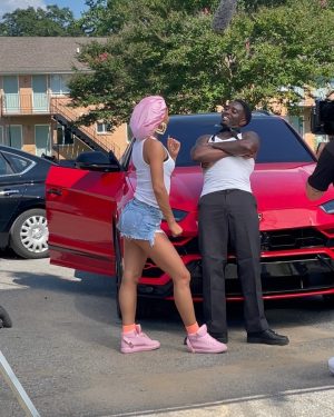 Pretty Vee Instagram - BTS: This Was A HOOD ASS DAY🎥🤩

- Where Do I Begin @iamdesibanks We Make Magic Together & Our Chemistry Is Insane! It Was Only Right For Us To Be Apart Of This! (We Kilt It) I Love You🤍

- @dababy ANOTHA ONE🤩
I Been Knowing You Since 2016 & When I Tell You I’m So Happy & Proud Of You! Your Elevation Is Beautiful!
You Are Very Rare & More Of Your Creativity Showed In This Video & You Should Be So Proud Of Your Gift! I Can’t Wait To See What’s Next For You! 
I Love You🤞🏽

- & As For Me…. Jesus Is GOOD! 
Imma Keep Working & Twerking✨🤩

-“Ghetto Girls” Music Video Out NOW🔥

MUA: @enhancedbyteisha 🤞🏽