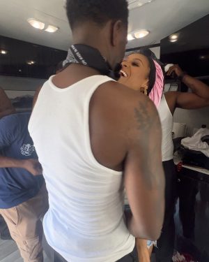 Pretty Vee Instagram - BTS: This Was A HOOD ASS DAY🎥🤩

- Where Do I Begin @iamdesibanks We Make Magic Together & Our Chemistry Is Insane! It Was Only Right For Us To Be Apart Of This! (We Kilt It) I Love You🤍

- @dababy ANOTHA ONE🤩
I Been Knowing You Since 2016 & When I Tell You I’m So Happy & Proud Of You! Your Elevation Is Beautiful!
You Are Very Rare & More Of Your Creativity Showed In This Video & You Should Be So Proud Of Your Gift! I Can’t Wait To See What’s Next For You! 
I Love You🤞🏽

- & As For Me…. Jesus Is GOOD! 
Imma Keep Working & Twerking✨🤩

-“Ghetto Girls” Music Video Out NOW🔥

MUA: @enhancedbyteisha 🤞🏽