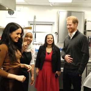 Prince Harry, Duke of Sussex Instagram - Earlier this week, The Duke and Duchess of Sussex returned to visit the women of The Hubb Community Kitchen and “Together, Our Community Cookbook.” These women came together in the wake of the Grenfell tragedy to cook meals for their families and neighbours who had been displaced from the fire. With funds from the successful cookbook, they have now been able to share their spirit of community with so many more. The Hubb continues to work with local organisations to build hope, bring comfort and provide not simply a warm meal, but with it, a sense of togetherness.

The Duke and Duchess were so happy to reconnect with the women and hear about the projects they continue to develop to help those in their community and beyond.

Image © SussexRoyal
