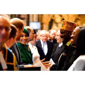 Prince Harry, Duke of Sussex Instagram - This afternoon, The Duke and Duchess of Sussex attended the annual Commonwealth Service at Westminster Abbey on Commonwealth Day, alongside Her Majesty The Queen and Members of The Royal Family.

The Commonwealth is a global network of 54 countries, working in collaboration towards shared economic, environmental, social and democratic goals, and the Service today seeks to highlight the vast community which spans every geographical region, religion and culture, embracing diversity amongst its population of 2.4 billion people, of which 60 percent are under 30 years old.

As President and Vice-President of the @Queens_Commonwealth_Trust, The Duke and Duchess of Sussex have been passionate advocates of the Commonwealth having spent many years working closely with the next generation of Commonwealth leaders.

The theme of the Commonwealth for 2020 is ‘Delivering A Common Future: Connecting, Innovating, Transforming', placing emphasis on youth, the environment, trade, governance, and ICT (Information and Communications Technology) and innovation.

From working to protect the earth's natural resources and preserving the planet for generations to come, to championing fair trade and empowering the youth of today to transform the communities of tomorrow, the Service celebrates the Commonwealth's continued commitment to delivering a peaceful, prosperous and more sustainable future for all.

Photo © PA
