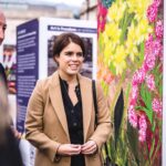Princess Eugenie Instagram - To mark #antislaveryday Jules and I visited Art is Freedom outside The National Gallery. An exhibition that was curated and created by survivors of modern day slavery. @the_anti_slavery_collective were honoured to co-curate alongside @hestia_charity and these brave survivors who shared their voices and art. @hestia_charity supports adults and children in times of crisis. They deliver services across London and the Southeast, as well as advocating nationally on issues that affect the people they work with. Last year over 15,000 men women and children were supported. This includes survivors of modern slavery, domestic abuse, people with mental health difficulties and older people as well as care leavers and people leaving prison. I really encourage you to see this exhibition so you can see what you can do to help end modern slavery as well as supporting such strong, courageous artists and survivors. The exhibition is at Trafalgar Square, London Bridge station and outside South Kensington underground station.