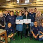 Princess Eugenie Instagram - It was a such an honour to visit @rblicharity with my sister earlier this week. The charity provides vital care, welfare and employment services to Armed Forces veterans across the UK. We met incredible veterans who have completed RBLI’s #Lifeworks employability programme. It was wonderful to see the programme in action at the charity’s social enterprise factory which provides meaningful employment to veterans. We also visited the assisted living facility, Queen Elizabeth Court, to meet some of the lovely residents who call it home; many of whom have served our country with distinction. I also met Vi, who told me she served with my late Grandmother, which brought me such pride. This Armistice Day we remember and pay tribute to the Fallen, the inspiring veterans and those currently serving in the Armed Forces across the world. #rbli #Lifeworks #supportforveterans #LestWeForget #remembrance