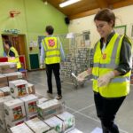 Princess Eugenie Instagram - Since 1865 the Salvation Army has been there with open doors to help so many people. In the past few years I have witnessed first hand their dedication and hard work, so when they invited Jack and I to their newly created hub to pack boxes, we jumped at the chance. As a group of volunteers we helped pack trolleys of food that are then taken and distributed to the Army's hugely important and much needed food banks that feed thousands across the UK. Their message is key - their doors are open, always have been and always will be. @salvationarmyuk