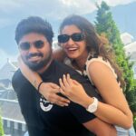 Priya Bhavani Shankar Instagram - So there is this great guy, who is my best friend, we laugh, we fight, we cry, we make up. He sings loud & confident with all weird wrong lyrics. We are A & Z different, yet he completes me. We are such imperfect people, yet he somehow makes it easy and fun to stay in love with him. With him I feel peace. With him I have the craziest fun, also With him I can just sit down in silence and watch a beautiful sunset and talk about my traumas. He is enough. A million times enough for me to get through this life in bliss 😊 Happy birthday @rajvel.rs இருவர் வானம் வேறென்றாலும்… ❤️