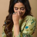 Priyamani Instagram - Beauty in simplicity ❤️❤️❤️❤️ Outfit : @archanajaju.in Jewellery : @diosaparis Footwear : @drunch.in Styling : @theitembomb 📸 : @yash_vb MUH : @pradeep_makeup @shobhahawale