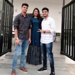 Priyanka Chahar Choudhary Instagram - They look shy but they are Shy(tan) 😬 Happy rakshabandhan ☺️🥳