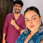 Priyanka Chahar Choudhary Instagram - They look shy but they are Shy(tan) 😬 Happy rakshabandhan ☺️🥳
