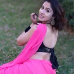 Priyanka KD Instagram - Trending ❤️……. #reels #reelsinstagram #reelitfeelit #reelkarofeelkaro #hyderabad #telugu #saree #sareefashion #sareelovers #pinksaree