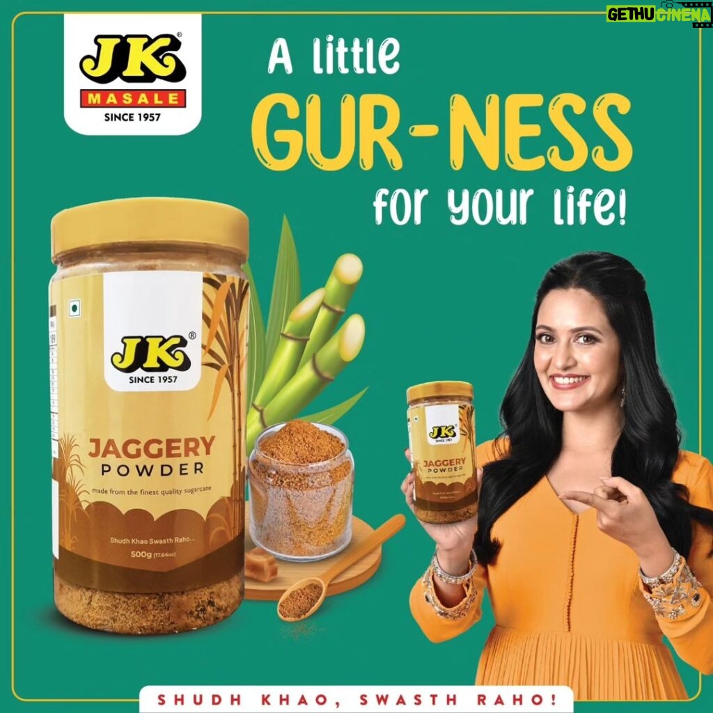 Priyanka Sarkar Instagram - " Discover the rich, natural sweetness of premium JK Jaggery that is crafted from the finest sugarcane . The perfect choice for a healthier, tastier alternative to refined sugar. JK Jaggery “A Little Gur - Ness for your Life” @jkspices