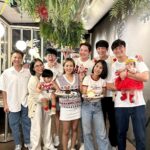 Puttichai Kasetsin Instagram - Early Christmas and December babies birthday party eiei 😆🎄❤️🎂🎅🏻✨ Thank you @babylovett_brand x @greyhoundcafe 🫰🏼 ขอให้น้าเหม๋ น้าตาล ลุงคิ มีความสุขมากๆด้วยนะคร้าบบบ รัก xoxo 💋