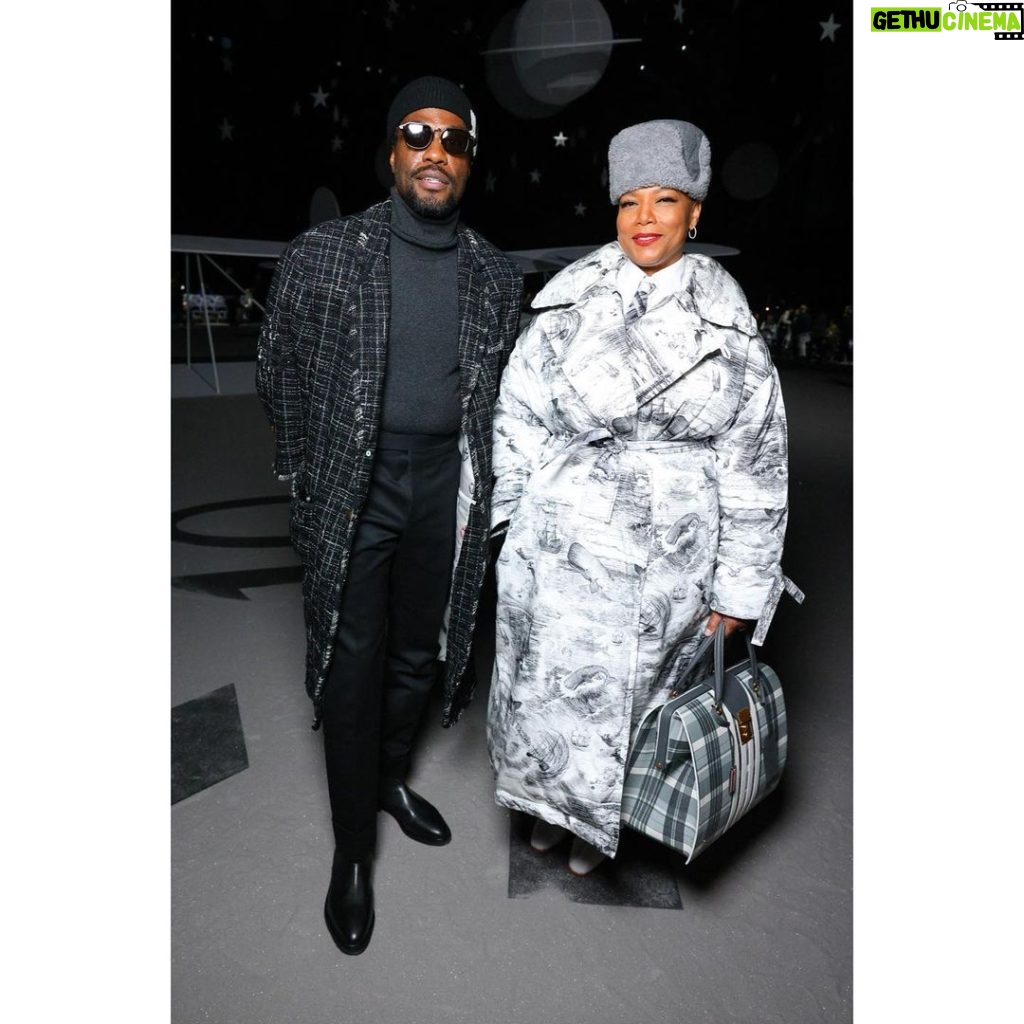 Queen Latifah Instagram - So happy to have attended @thombrowne runway show! What a Magical Beautifully Fantastical work of Imagination brought to Life!!! 🥂🥂🥂 collection is 🔥 . 📸: @bfa @johnbaingriffith @strange.victory