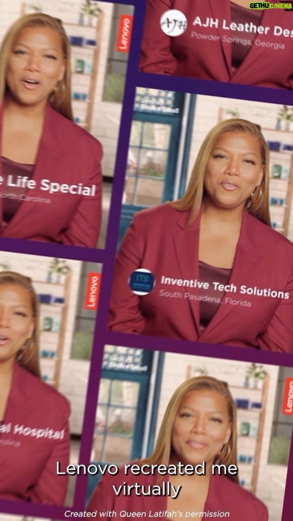 Queen Latifah Instagram - I’m thrilled to let you know I’m back at it, partnering up again with @lenovo as an ambassador for small businesses all across the US and Canada with #EvolveSmall. I’m crowning six grand prize winners! Head to lenovo.com/evolvesmall to see rules and how to apply. #Lenovo #Ad