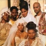 Queen Latifah Instagram - This is taking me back, such a great time ❤️ #LivingSingle Repost from @essence • FROM THE PAGES: Get into this iconic shoot from the February 1995 issue of #ESSENCE. Featuring the cast of 'Living SIngle' in majestic African glam, bold colors, wrapped in melanin allure. It's true blue and tight like glue. 😍 Photography: Marc Baptise