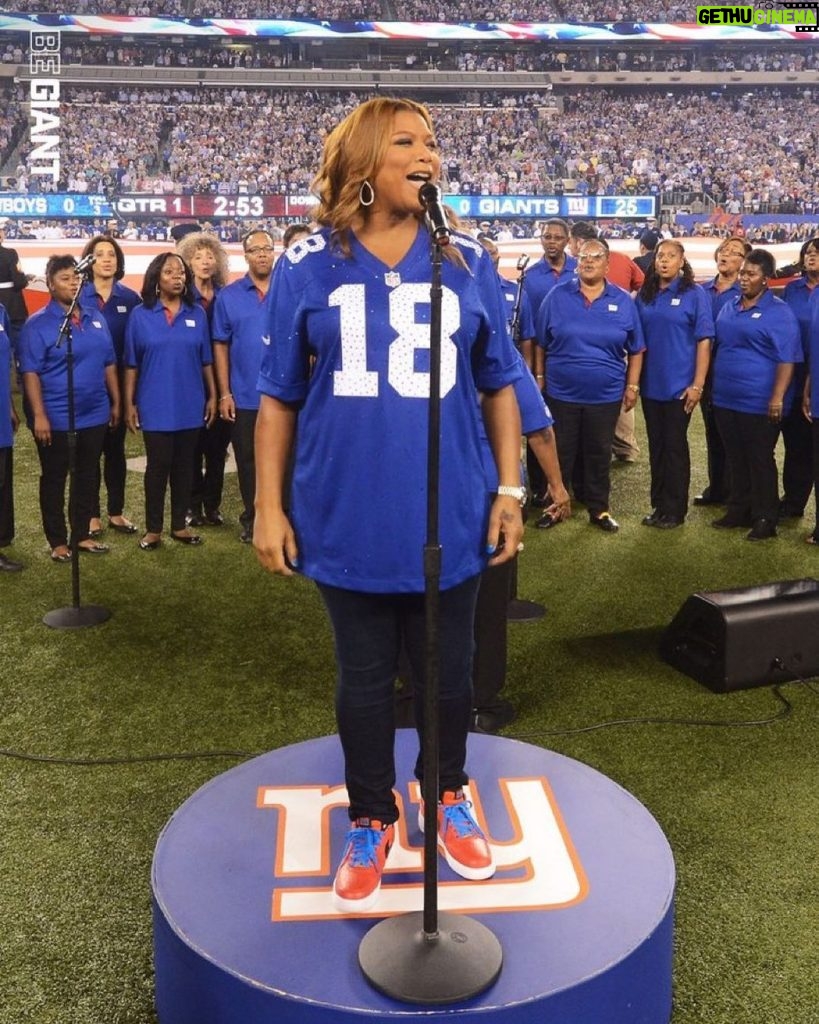 Queen Latifah Instagram - Arrive early for a special National Anthem performance by Grammy and Emmy award-winning and Oscar-nominated musician, actress, and producer Queen Latifah!