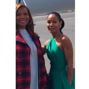 Queen Latifah Instagram - Happy birthday @jadapinkettsmith my Day One! You’re one of the only people on this planet I’d press my hair for to hop on a zoom call.